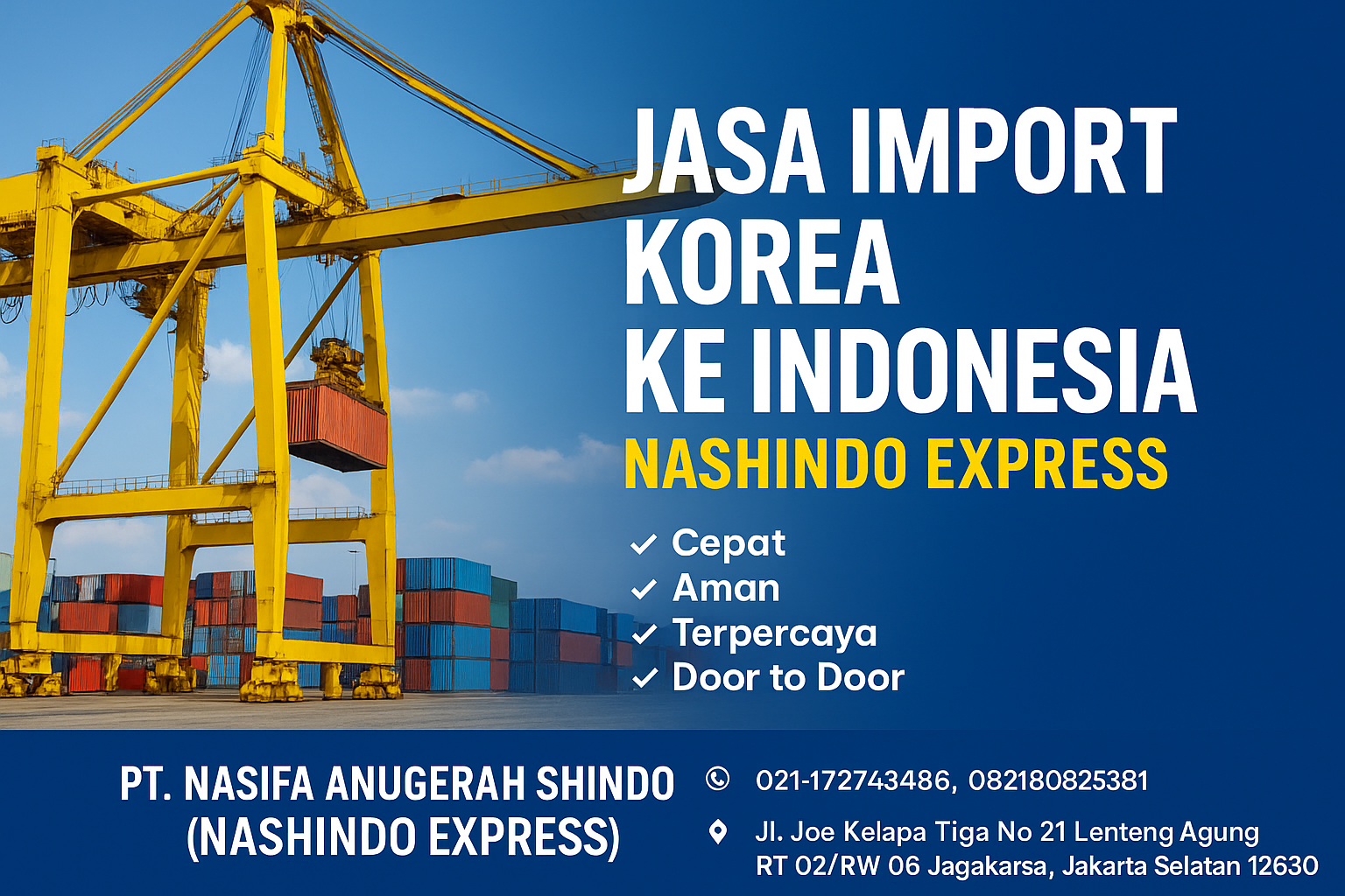 jasa import Korea ke Indonesia oleh Nashindo Express