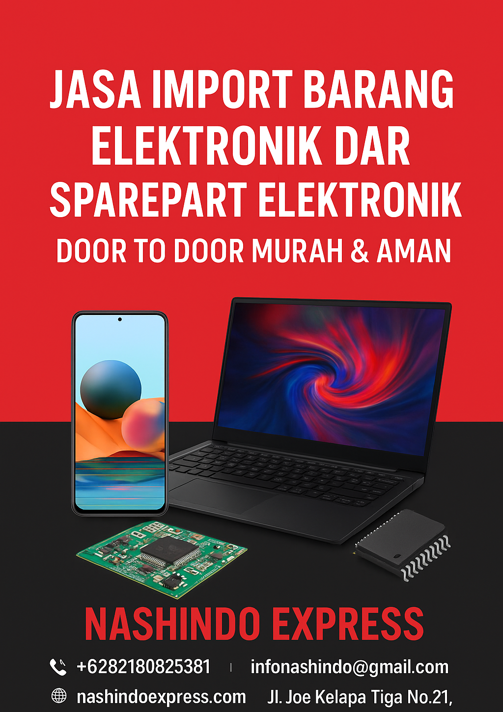 Jasa Import Barang Elektronik & Sparepart Elektronik Door to Door Murah Jasa Import Barang Elektronik & Sparepart Elektronik Door to Door Murah