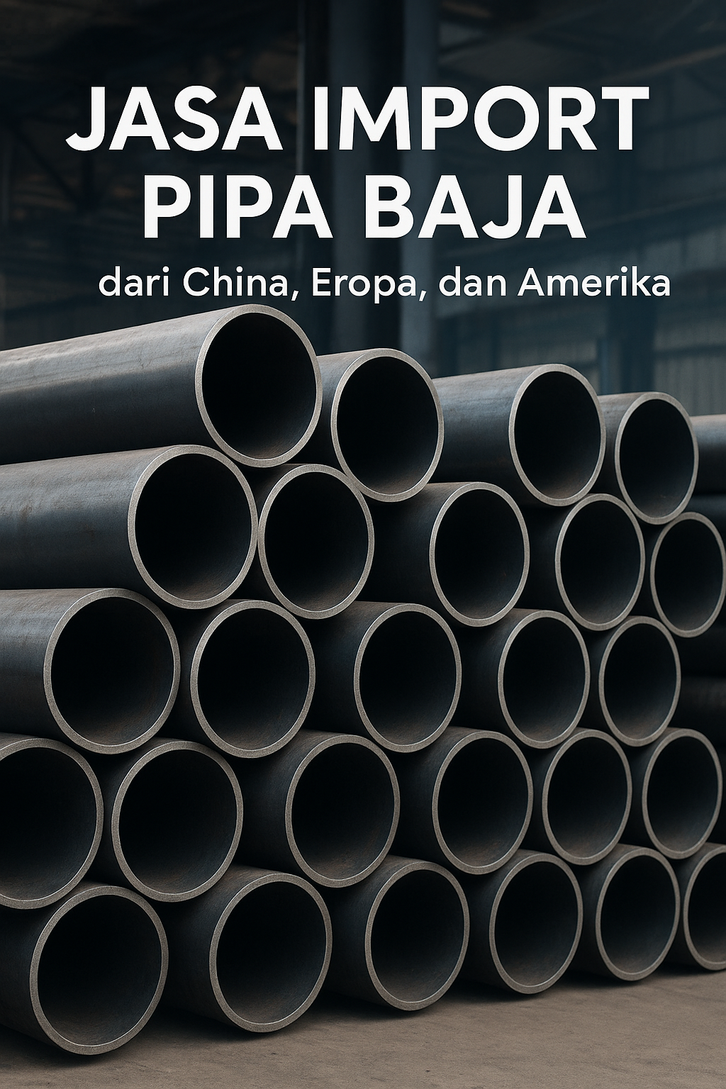 Nashindo Express – Spesialis Jasa Import Pipa Baja untuk Proyek Industri