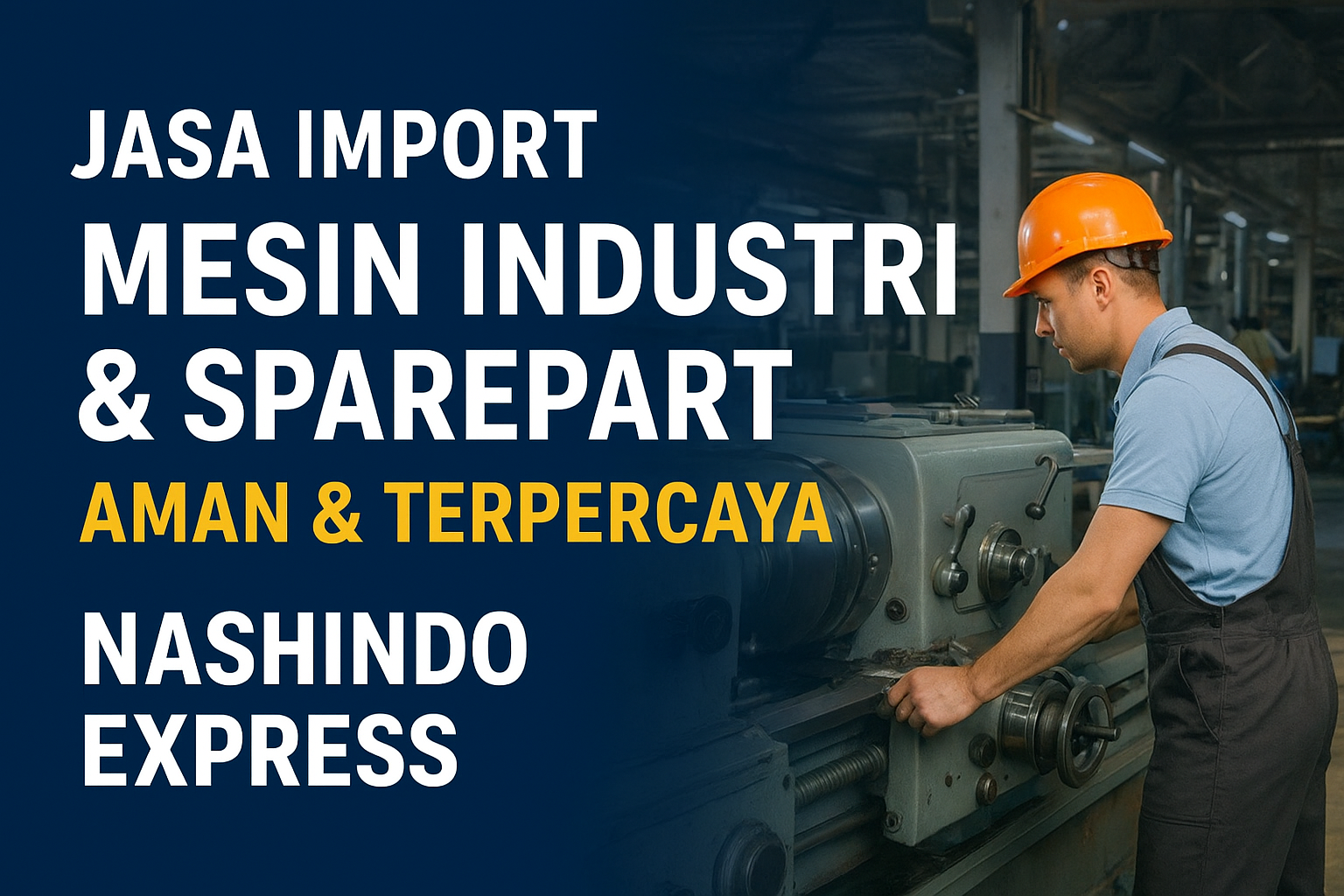 Jasa Import Mesin Industri & Sparepart Aman & Terpercaya – Nashindo Express
