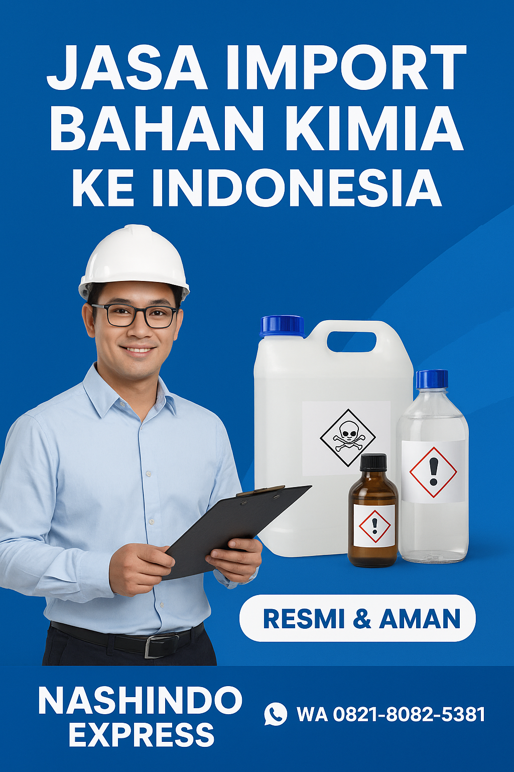 Jasa Import Borongan Bahan Kimia ke Indonesia