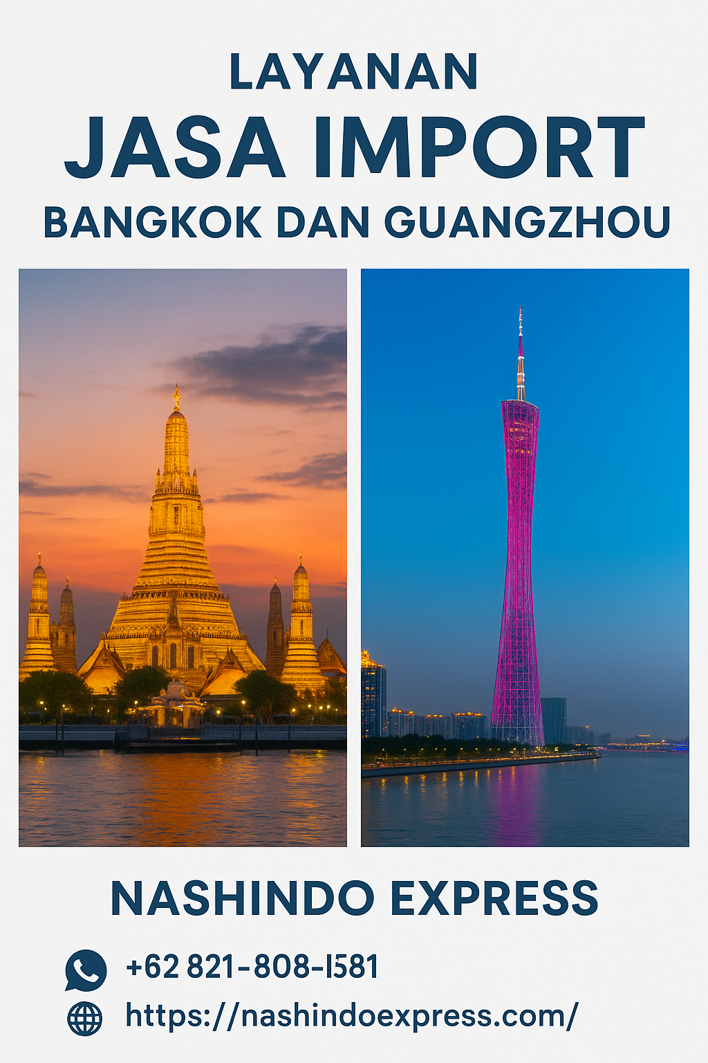 Nashindo Express Layanan Jasa Import Bangkok dan Guangzhou