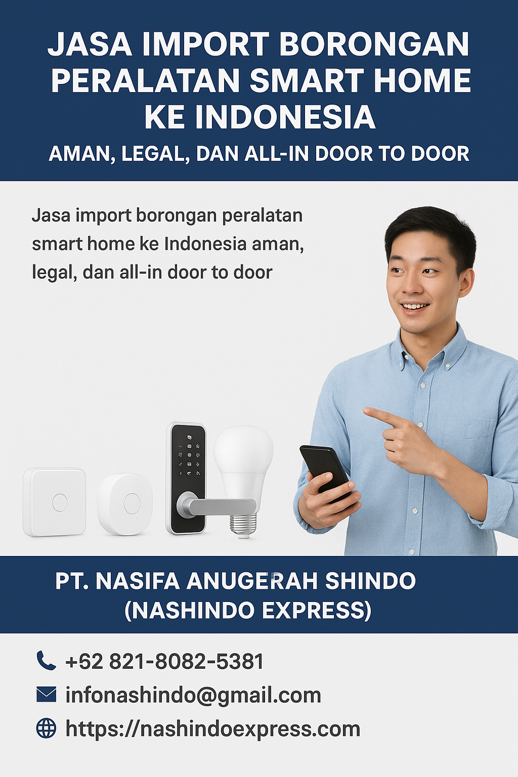 Jasa Import Borongan Peralatan Smart Home ke Indonesia