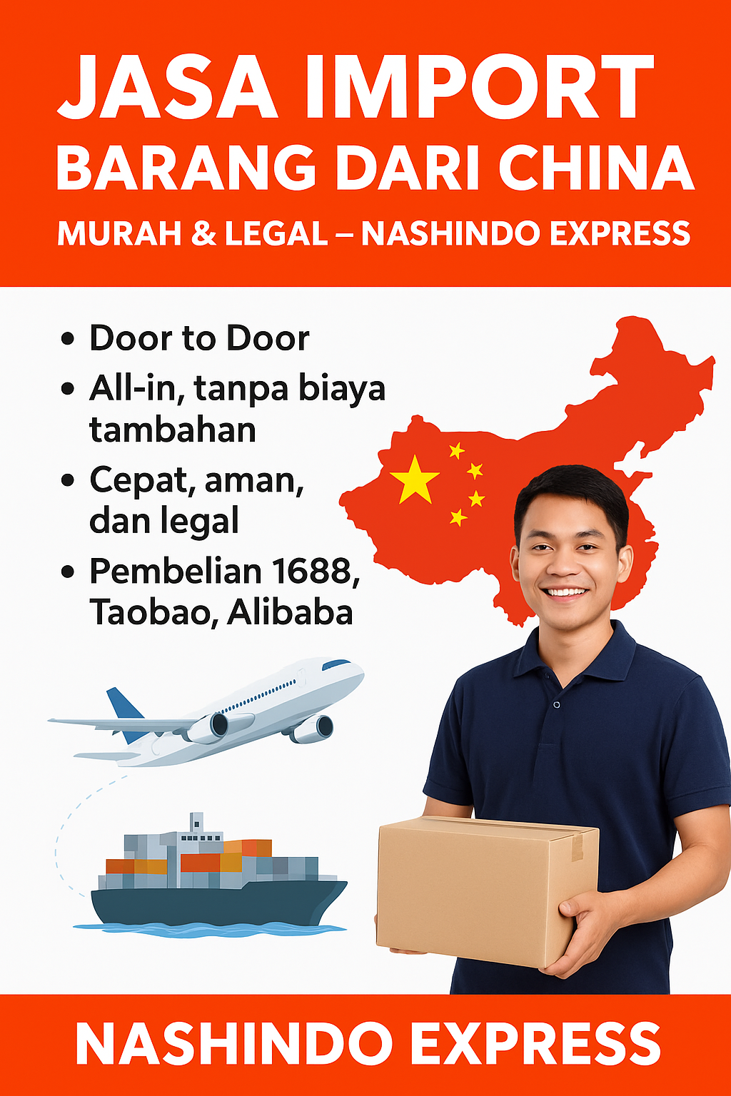 Jasa Import Barang dari China - Nashindo Express