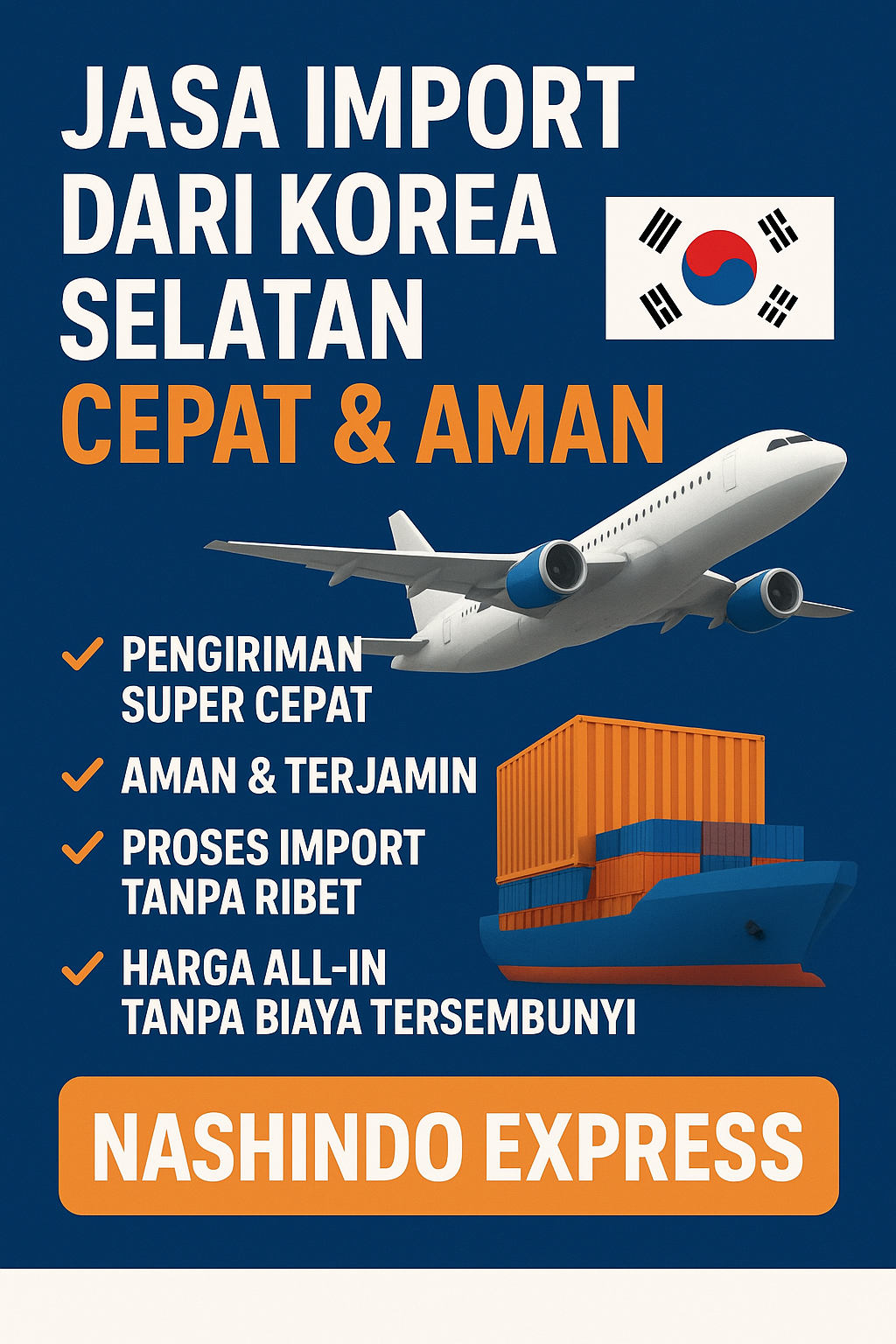 Jasa Import dari Korea Selatan – Cepat & Aman