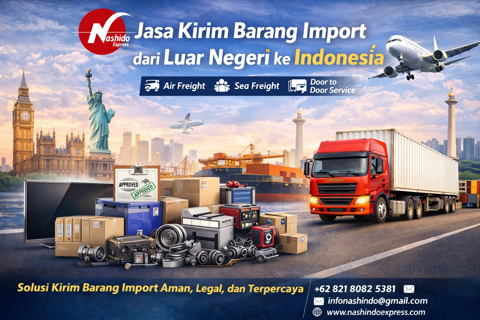 Jasa Kirim Barang Import dari Luar Negeri Ke Indonesia