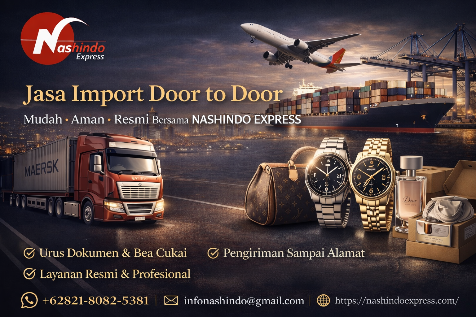 Frieght Forwarding Import Barang United Kingdom (UK) ke Indonesia