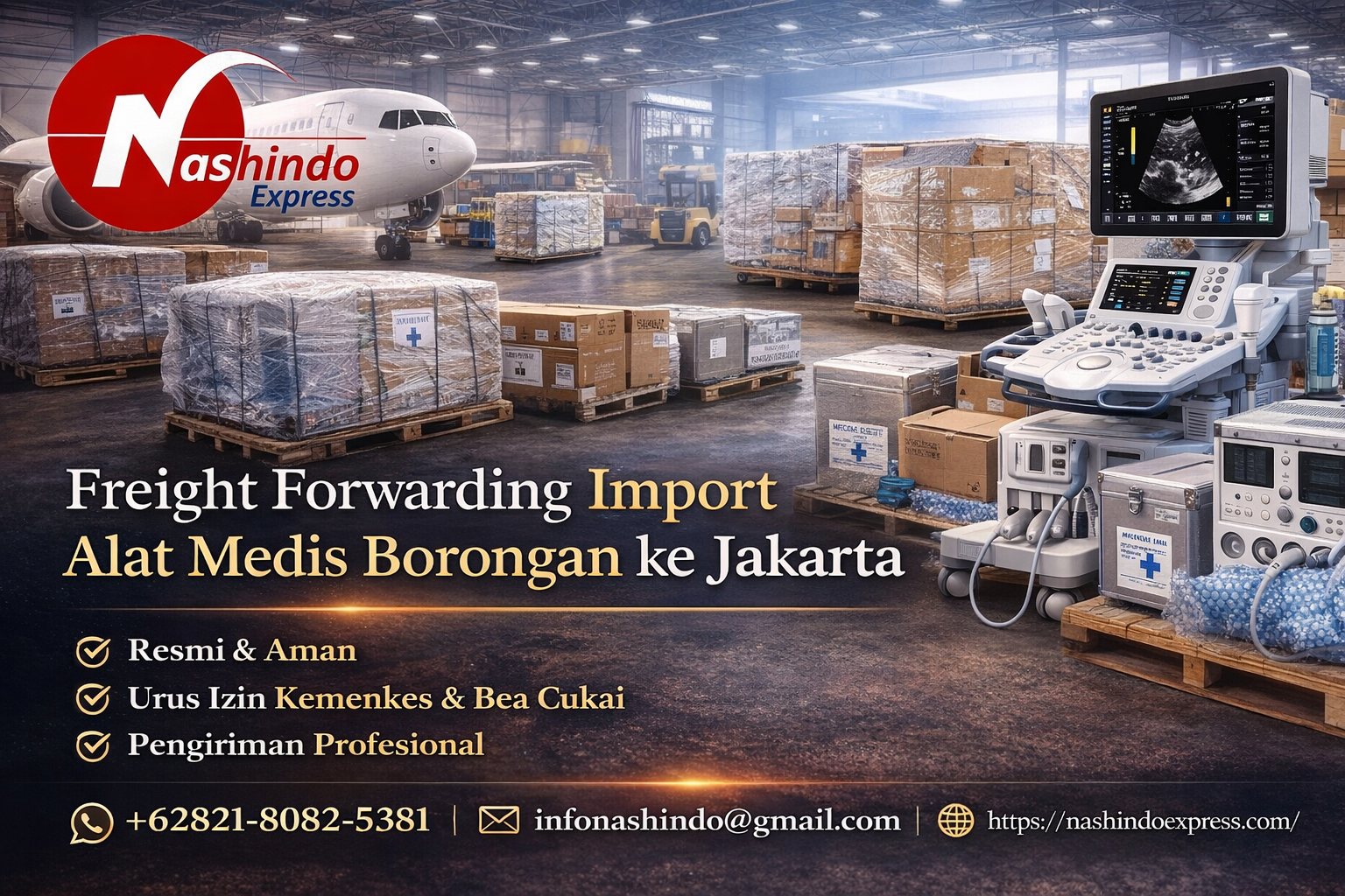 Freight Forwarding Jasa Import Alat Medis Borongan ke Jakarta