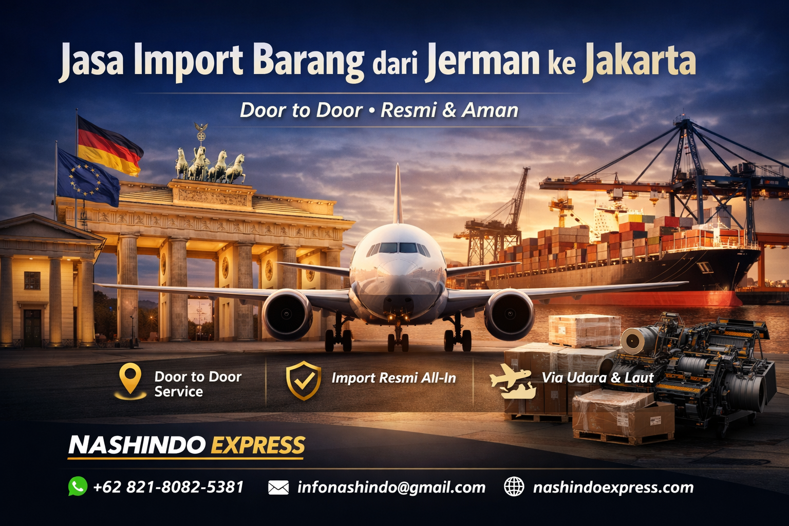 Jasa Import Barang dari Jerman ke Jakarta Terbaru