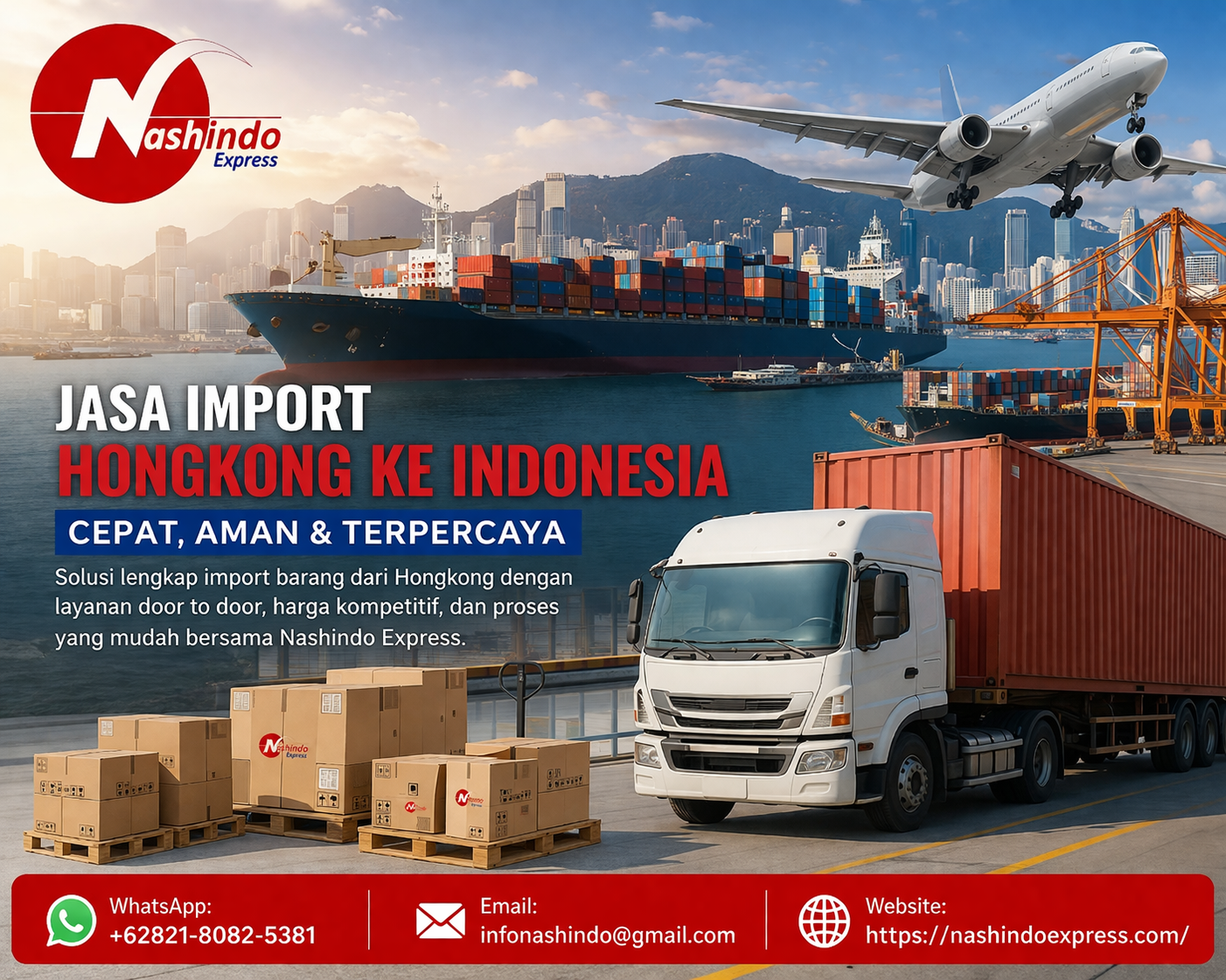 Forwarder Import Barang Hongkong ke Indonesia Best Cargo