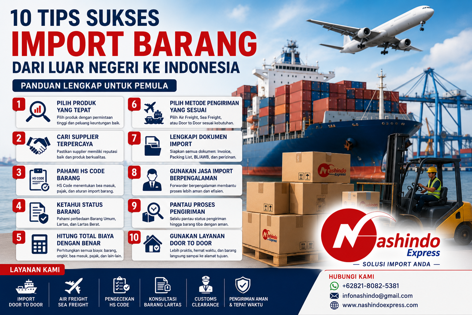 10 Tips Sukses Import Barang dari Luar Negeri ke Indonesia