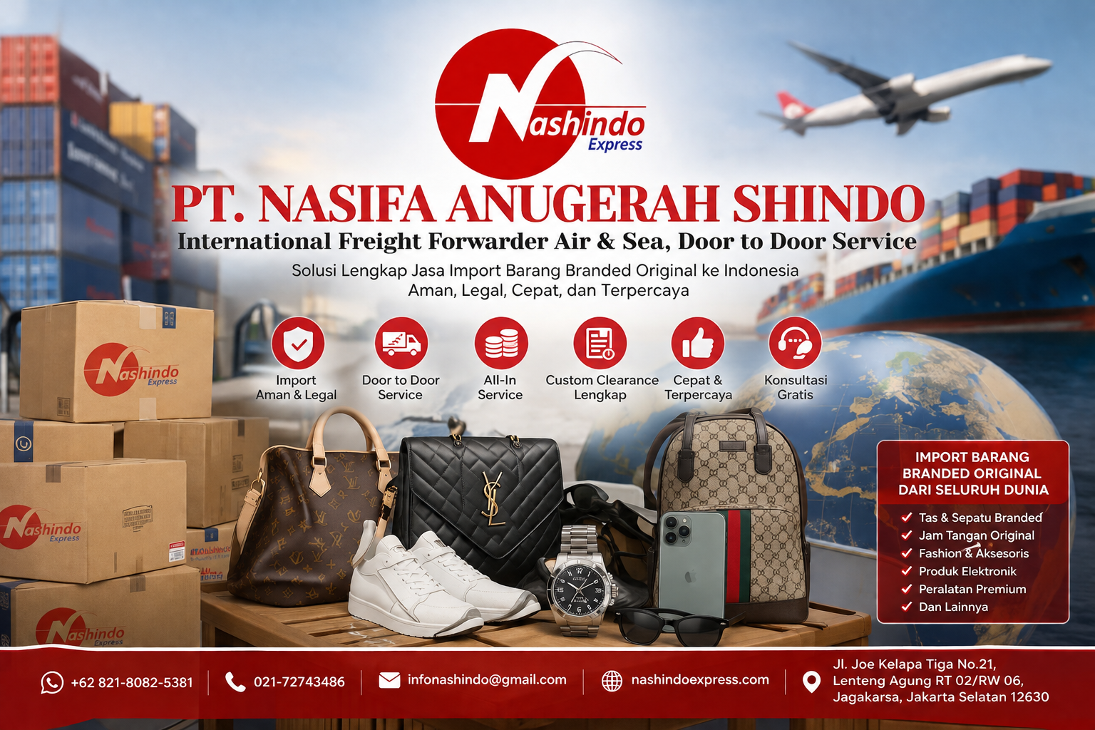 Jasa Import Barang Branded – Nashindo Express Jasa Import Barang Branded - Nashindo Express